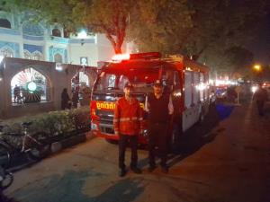 آماده باش سازمان آتش نشانی در لیالی قدر 