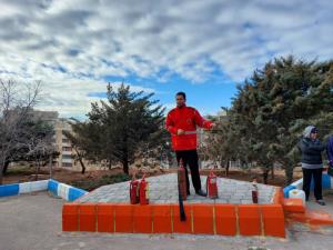 برگزاری کلاس های آموزشی اطفاء حریق در سطح پارک های تبریز 