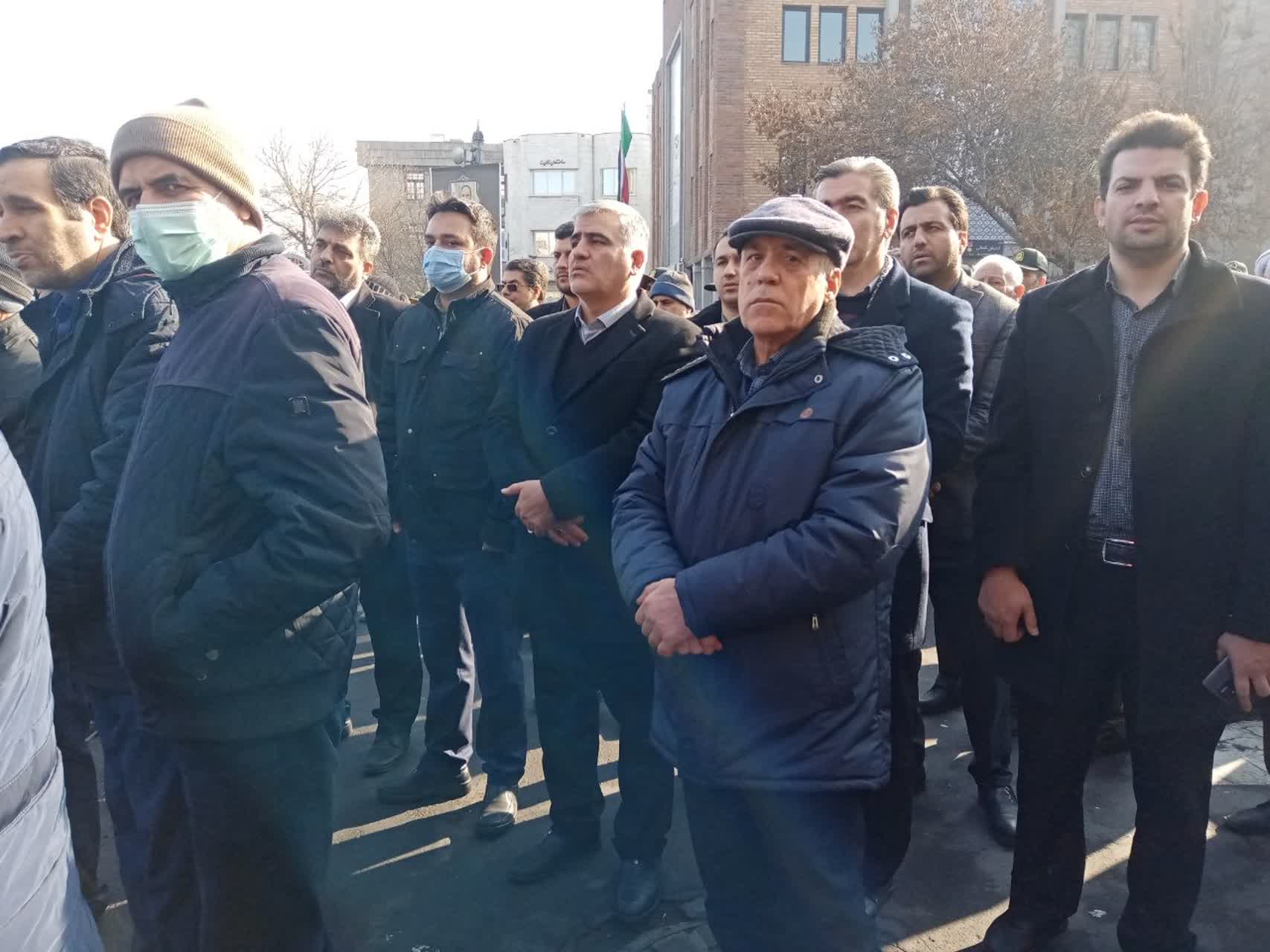 حضور در مراسم تشییع پیکر استاندار آذربایجان شرقی 