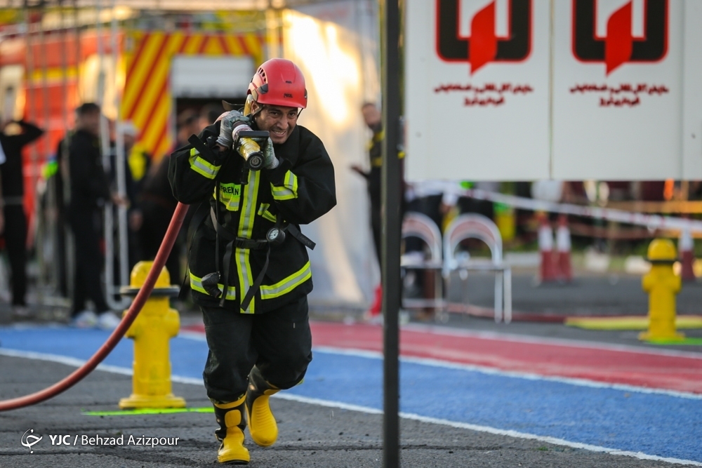 گزارش تصویری خبرگزاری انتخاب از سیزدهمین المپیاد عملیاتی - ورزشی آتش نشانان کشور در تبریز 