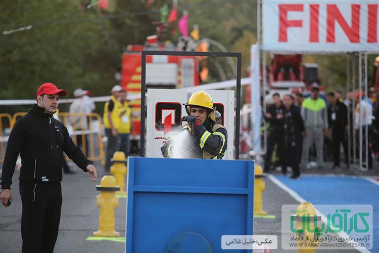 گزارش تصویری خبرگزاری کار آفرینان از سیزدهمین المپیاد عملیاتی - ورزشی آتش نشانان کشور در تبریز 