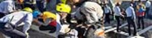نجات جان کارگر محبوس در چاه توسط نیروهای آتش نشانی